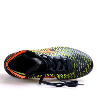 Professional Soccer Shoes High Spike Football Shoes Athletic Training Shoes Black June 2018 - 2 Professional Soccer Shoes High Spike Football Shoes Athletic Training Shoes Black - 2