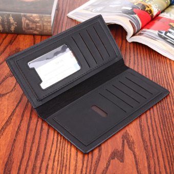 PU Leather Men Long Ultrathin Wallet Card Phone Holder PureClutch(Black) - Intl June 2018 - 5 PU Leather Men Long Ultrathin Wallet Card Phone Holder PureClutch(Black) - intl - 5