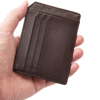 PU Leather Men Wallets Credit Card Holder Male Purses Men Bags(black) - Intl June 2018 - 4 PU Leather Men Wallets Credit Card Holder Male Purses Men Bags(black) - intl - 4