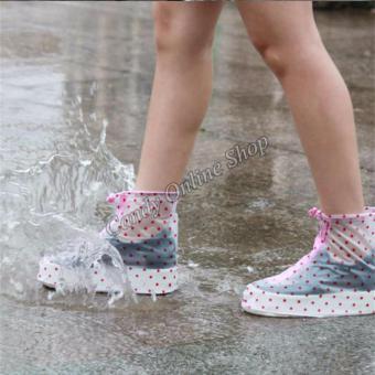 Rising Star Waterproof Non-slip Rain Shoe Covers (Pink) June 2018 - 3 Rising Star Waterproof Non-slip rain shoe covers (Pink) - 3