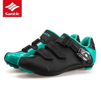 Santic 2017 Men Women Road Cycling Shoes TPU & Nylon BreathableRoad Bike Shoes ATOP Buckle Auto-lock Bicycle Soprt ShoesZapatillas Ciclismo, Black&Blue - Intl June 2018 - 2 Santic 2017 Men Women Road Cycling Shoes TPU & Nylon BreathableRoad Bike Shoes ATOP Buckle Auto-lock Bicycle Soprt ShoesZapatillas Ciclismo, Black&Blue - intl - 2