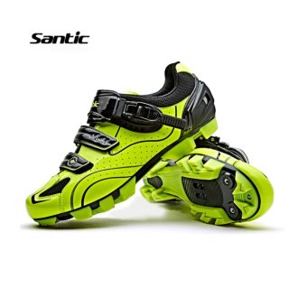 Santic Men MTB Cycling Shoes Auto-lock Bicycle Shoes Mountain Bike For Shimano SPD Eggbeater System Shoes 3 Colors,Black Green - Intl June 2018 - 2 Santic Men MTB Cycling Shoes Auto-lock Bicycle Shoes Mountain Bike For Shimano SPD Eggbeater System Shoes 3 Colors,Black Green - intl - 2