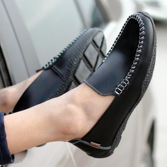 Seanut Fashion Genuine Leather Casual Loafers Men Driving Shoes (Black) - Intl June 2018 - 5 Seanut Fashion Genuine Leather Casual Loafers Men Driving Shoes (Black) - intl - 5