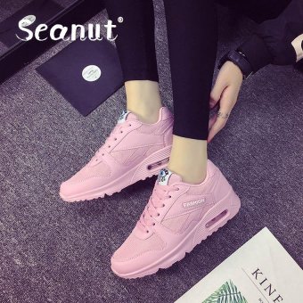 Seanut Fashion Korean Women Shoes Spring Tenis Feminino Casual Shoes Outdoor Walking Shoes Women Flats Lace Up Ladies Shoes(Pink) June 2018 - 2 Seanut Fashion Korean Women Shoes Spring Tenis Feminino Casual Shoes Outdoor Walking Shoes Women Flats Lace Up Ladies Shoes(Pink) - 2