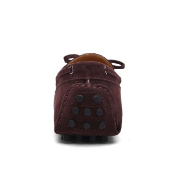 Seanut Fashion Leather Slip On Men Loafers Casual Shoes (Coffee) -intl April 2018 - 5 Seanut Fashion Leather Slip On Men Loafers Casual Shoes (Coffee) -intl - 5