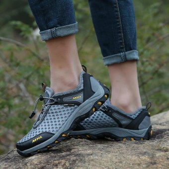 Seanut Men Textile Breathable Outdoor Hiking Shoes (Grey) - Intl June 2018 - 5 Seanut Men Textile Breathable Outdoor Hiking Shoes (Grey) - intl - 5