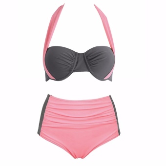 Sexy Bikini Women Swimsuit High Waist Bathing Suits Swim HalterPush-up Swimwear - Intl June 2018 - 2 Sexy Bikini Women Swimsuit High Waist Bathing Suits Swim HalterPush-up Swimwear - intl - 2