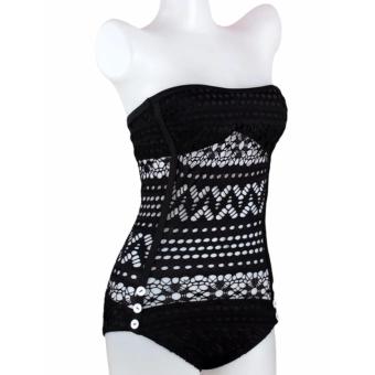SEXY LACE HALTER SEE THROUGH ONE PIECE WOMEN'S SWIMWEAR SWIMSUIT May 2018 - 3 SEXY LACE HALTER SEE THROUGH ONE PIECE WOMEN'S SWIMWEAR SWIMSUIT - 3