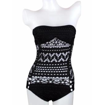 SEXY LACE HALTER SEE THROUGH ONE PIECE WOMEN'S SWIMWEAR SWIMSUIT May 2018 - 2 SEXY LACE HALTER SEE THROUGH ONE PIECE WOMEN'S SWIMWEAR SWIMSUIT - 2