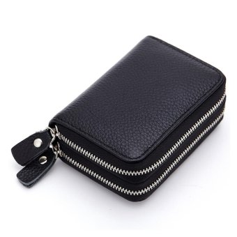 Short Wallet Genuine Leather RFID Blocking Safe Card Holder Forwomen - Intl June 2018 - 2 Short Wallet Genuine Leather RFID Blocking Safe Card Holder Forwomen - intl - 2