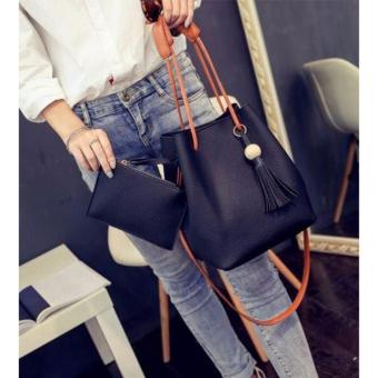 SNS Korean 2 In 1 Bucket Bag And Make Up Pouch Sling Bag (Black) June 2018 - 2 SNS Korean 2 in 1 Bucket Bag and Make up Pouch Sling Bag (Black) - 2