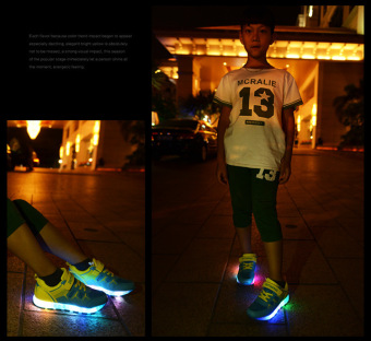 Sports Shoes LED Sneakers Luminous Usb Sneakers Shoes For Girls Boys Kids - Intl April 2018 - 4 Sports Shoes LED Sneakers Luminous Usb Sneakers Shoes For Girls Boys Kids - intl - 4