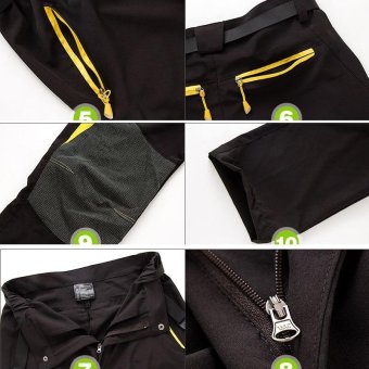 Spring Autumn Men Outdoor Sports Hiking Mountain Wild Cargo PantQuick Dry Trekking Climbing Trousers Stretchy - Grey - Intl June 2018 - 3 Spring Autumn Men Outdoor Sports Hiking Mountain Wild Cargo PantQuick Dry Trekking Climbing Trousers Stretchy - grey - intl - 3