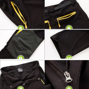 Spring Autumn Men Outdoor Sports Hiking Mountain Wild Cargo PantQuick Dry Trekking Climbing Trousers Stretchy - Grey - Intl June 2018 - 4 Spring Autumn Men Outdoor Sports Hiking Mountain Wild Cargo PantQuick Dry Trekking Climbing Trousers Stretchy - grey - intl - 4