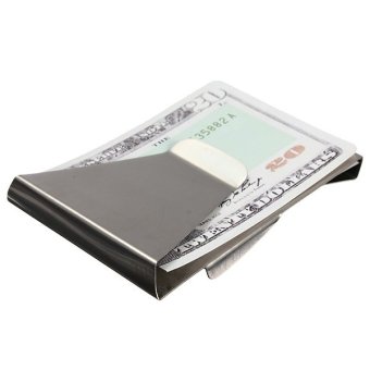 Stainless Steel Money Clip Double Sided Cash Note Credit Card Holder Thin Gift June 2018 - 2 Stainless Steel Money Clip Double Sided Cash Note Credit Card Holder Thin Gift - 2