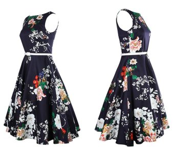 Summer Dress 2017 Audrey Hepburn Women Retro Vintage 1950s 60sRockabilly Floral Swing Summer Dresses Elegant Tunic VestidosWQ0980 897 - Intl June 2018 - 2 Summer Dress 2017 Audrey Hepburn Women Retro Vintage 1950s 60sRockabilly Floral Swing Summer Dresses Elegant Tunic VestidosWQ0980 897 - intl - 2