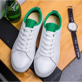 Summer Fashion Shoes Sports Shoes Men' S Comfortable Casual ShoesSimple White Shoes Flat Shoes Light Shoes Walking Shoes(green) -intl June 2018 - 3 Summer fashion Shoes Sports Shoes Men' S Comfortable Casual ShoesSimple White Shoes Flat Shoes Light Shoes Walking Shoes(green) -intl - 3