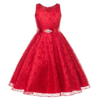 Summer Flower Girl Dress Top Baby Princess Dresses For Girls Wedding Party Vestidos Infantis Kid Girls Clothes - Intl June 2018 - 3 Summer Flower Girl Dress Top Baby Princess Dresses for Girls Wedding Party Vestidos Infantis Kid Girls Clothes - intl - 3