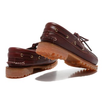 Summer Men's Timberland 3-Eye Classic Lug Shoes Burgundy Pull-Up50009 EU40-45 - Intl June 2018 - 4 Summer Men's Timberland 3-Eye Classic Lug Shoes Burgundy Pull-Up50009 EU40-45 - intl - 4