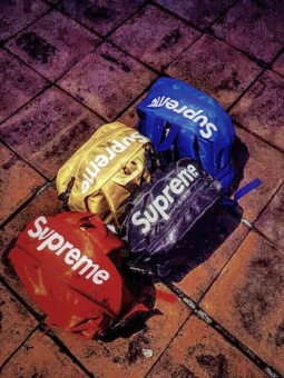 Supreme Backpack Ulzzang Bag European And American Tide Card DeadFly Retro Street Skateboard Backpack(Black) - Intl July 2018 - 5 Supreme Backpack Ulzzang Bag European and American Tide Card DeadFly Retro Street Skateboard Backpack(Black) - intl - 5