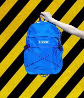 Supreme Backpack Ulzzang Bag European And American Tide Card DeadFly Retro Street Skateboard Backpack(Black) - Intl July 2018 - 3 Supreme Backpack Ulzzang Bag European and American Tide Card DeadFly Retro Street Skateboard Backpack(Black) - intl - 3