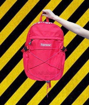 Supreme Backpack Ulzzang Bag European And American Tide Card DeadFly Retro Street Skateboard Backpack(Black) - Intl July 2018 - 4 Supreme Backpack Ulzzang Bag European and American Tide Card DeadFly Retro Street Skateboard Backpack(Black) - intl - 4