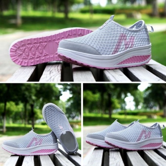 Tanggo Fashion Mesh Sneakers Shoes For Women 3308 (Light Grey) June 2018 - 4 Tanggo Fashion Mesh Sneakers Shoes for Women 3308 (Light Grey) - 4