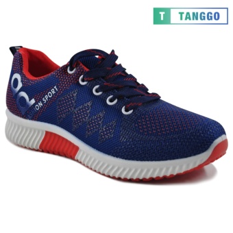 Tanggo Fashion Sneakers Women's Rubber Shoes 308A (navy Blue/red) July 2018 - 4 Tanggo Fashion Sneakers Women's Rubber Shoes 308A (navy blue/red) - 4