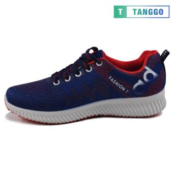 Tanggo Fashion Sneakers Women's Rubber Shoes 308A (navy Blue/red) July 2018 - 5 Tanggo Fashion Sneakers Women's Rubber Shoes 308A (navy blue/red) - 5