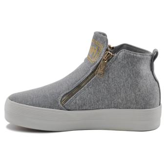 Tanggo Push Fashion Sneakers Women's High Cut Rubber Shoes (grey) June 2018 - 2 Tanggo Push Fashion Sneakers Women's High Cut Rubber Shoes (grey) - 2