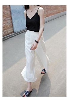 Tank Top Women New Summer Sleeveless Shirt V-neck Cami Loose CasualFemale Tops Vest Ladies Clothing(Black) - Intl May 2018 - 3 Tank Top Women New Summer Sleeveless Shirt V-neck Cami Loose CasualFemale Tops Vest Ladies Clothing(Black) - intl - 3