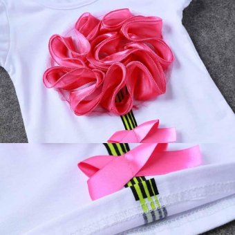 Top Shirt+Skirts Set Baby Girls Princess Kids Toddler Dress FlowerClothes (Red) - Intl April 2018 - 5 Top Shirt+Skirts Set Baby Girls Princess Kids Toddler Dress FlowerClothes (Red) - intl - 5