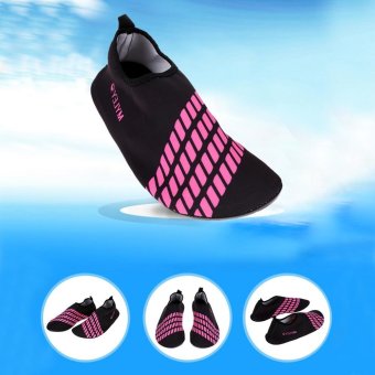 Unisex Ultra Soft Lightweight Diving Water Sport Shoes (Black Pink)- Intl June 2018 - 5 Unisex Ultra Soft Lightweight Diving Water Sport Shoes (Black Pink)- intl - 5