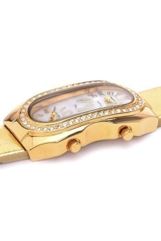 Valentino Women's Gold Leather Strap Watch 20121755 June 2018 - 2 Valentino Women's Gold Leather Strap Watch 20121755 - 2