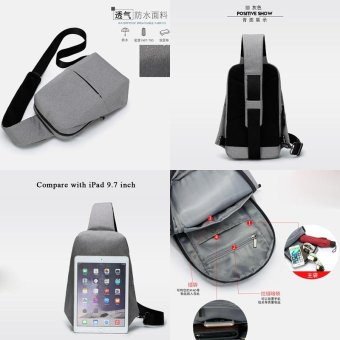 Waterproof Outdoor Cross Body Bag Chest Pack For Men - Intl June 2018 - 5 Waterproof Outdoor Cross Body bag Chest pack for Men - intl - 5