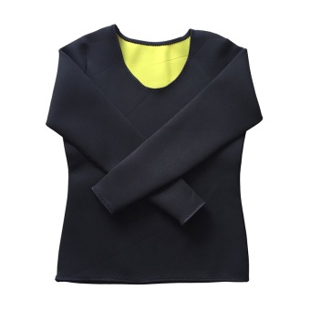 Women & Men Body Shaper Long Sleeve Slimming Neoprene Hot Sweat Shirt For Weight Loss Best Wear In Gym/Fitness/Running/Yoga/Zumba - Intl April 2018 - 5 Women & Men Body Shaper Long Sleeve Slimming Neoprene Hot Sweat Shirt for Weight Loss Best Wear in Gym/Fitness/Running/Yoga/Zumba - intl - 5