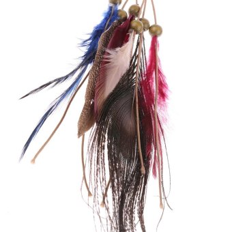 Women Boho Style Feather Headband Headdress Tribal Party Vacation Hair Rope Headpieces Hippie Headwear #1 - Intl June 2018 - 2 Women Boho Style Feather Headband Headdress Tribal Party Vacation Hair Rope Headpieces Hippie Headwear #1 - intl - 2