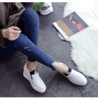 Women Casual Shoes High Tops Breathable Wedges Platform WomanSummer Autumn High Heel Wedge Boots - Intl June 2018 - 3 Women Casual Shoes High Tops Breathable Wedges Platform WomanSummer Autumn High Heel Wedge Boots - intl - 3