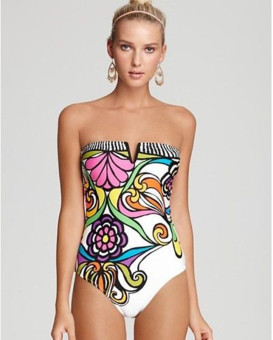 Women Floral Print Bohemian Backless Bikini - Intl June 2018 - 5 Women Floral Print Bohemian Backless Bikini - Intl - 5
