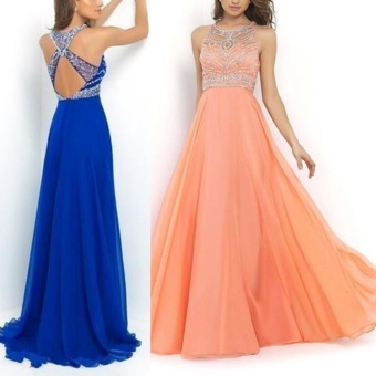 Women Long Maxi Bridesmaid Party Prom Cocktail Dress Formal EveningBall Gown (Color:c0) - Intl June 2018 - 3 Women Long Maxi Bridesmaid Party Prom Cocktail Dress Formal EveningBall Gown (Color:c0) - intl - 3