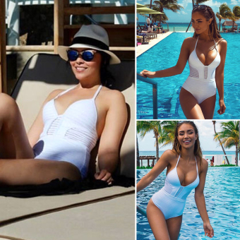 Women One Piece Push Up Padded Bikini (White) (Intl) - Intl June 2018 - 2 Women One Piece Push Up Padded Bikini (White) (Intl) - Intl - 2