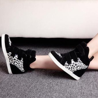 Women Shoes Autumn Winter Hidden Heel Flock Fashion Wedge Casual Shoes - Intl June 2018 - 5 Women Shoes Autumn Winter Hidden Heel Flock Fashion Wedge Casual Shoes - intl - 5