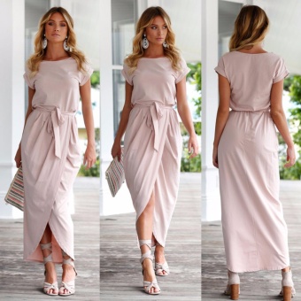 Women's Dress Evening Party Formal Bridesmaid Prom Ball Gowns Dress Pink - Intl June 2018 - 2 Women's Dress Evening Party Formal Bridesmaid Prom Ball Gowns Dress Pink - intl - 2