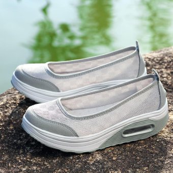 Women's Height Increasing Shoes Slip On Casual Sneaker One Slip Loafers AIWOQI(GREY)(EU:36)(Intl) - Intl June 2018 - 2 Women's Height Increasing Shoes Slip On Casual Sneaker One Slip Loafers AIWOQI(GREY)(EU:36)(Intl) - intl - 2