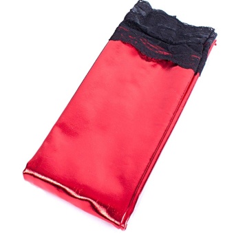 Women's Lingerie Ultra-Wide Red Lycra Wet Look Anti-skid Lace Thigh Length Stockings Sexy Socks - Intl June 2018 - 5 Women's Lingerie Ultra-Wide Red Lycra Wet Look Anti-skid Lace Thigh Length Stockings Sexy Socks - intl - 5