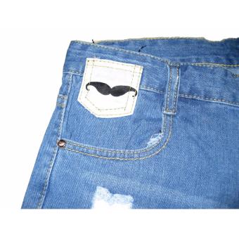Women's Sexy Ripped Short Jeans New Fashion Denim With CuteDesigns-FNM (S#3) July 2018 - 4 Women's Sexy Ripped Short Jeans New Fashion Denim with CuteDesigns-FNM (S#3) - 4