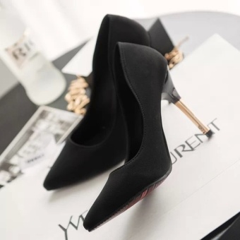 Women's Shoes New European And American Fashion Sexy Ladies Ladies Single Nightclub High Heels(Black) - Intl June 2018 - 3 Women's shoes new European and American fashion sexy ladies ladies single nightclub high heels(Black) - intl - 3