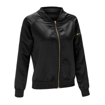WomenPadded Bober Jackset Vintage Zip Up Biker Coat (Back) June 2018 - 3 WomenPadded Bober Jackset Vintage Zip Up Biker Coat (Back) - 3