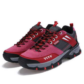 Women's Hiking Shoes Sports Shoes Mountain Climbing Trekking ShoesRed June 2018 - 4 Women's Hiking Shoes Sports Shoes Mountain Climbing Trekking ShoesRed - 4