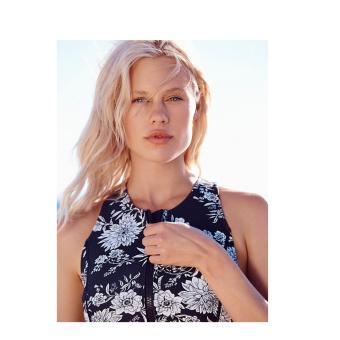 Women's Movement Floral Zipper Sexy Bikinis Set - Intl June 2018 - 2 Women's Movement Floral Zipper Sexy Bikinis Set - intl - 2